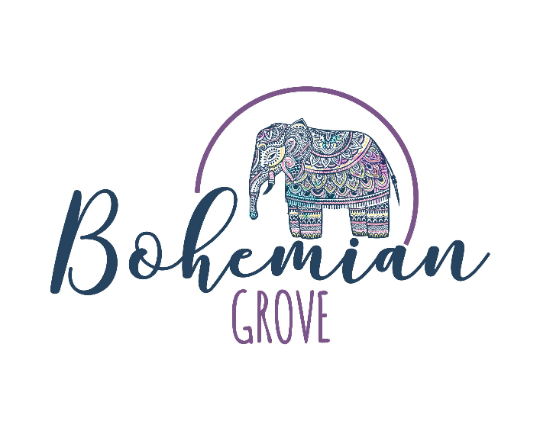 Bohemian Elephant Logo Design