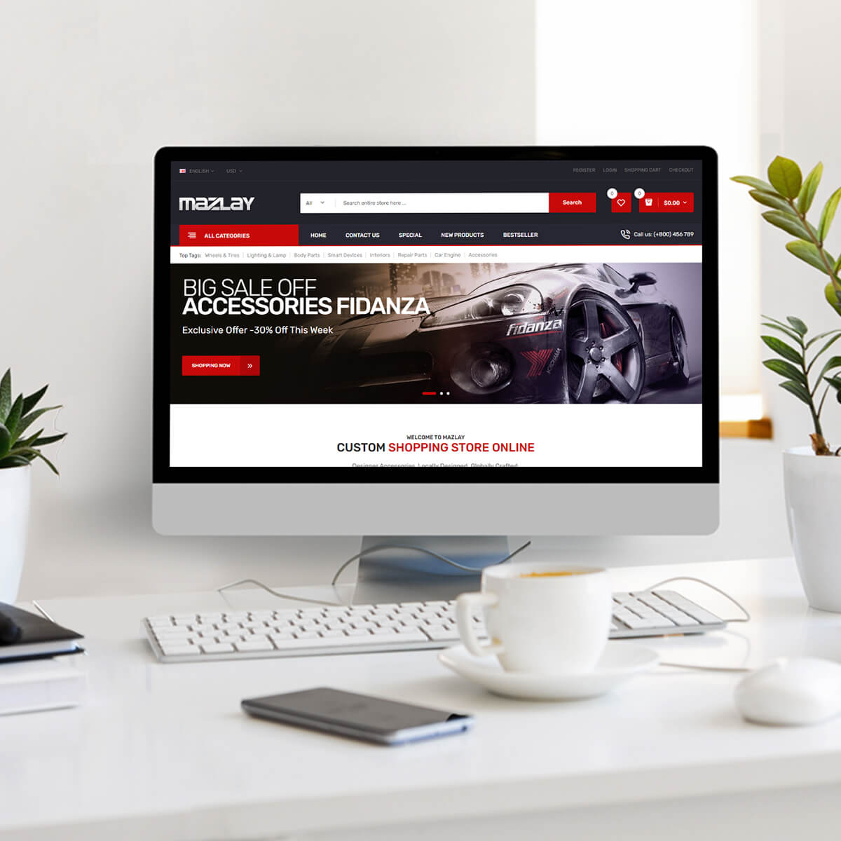 Automobile Website Design Services - Blossom Web Studio