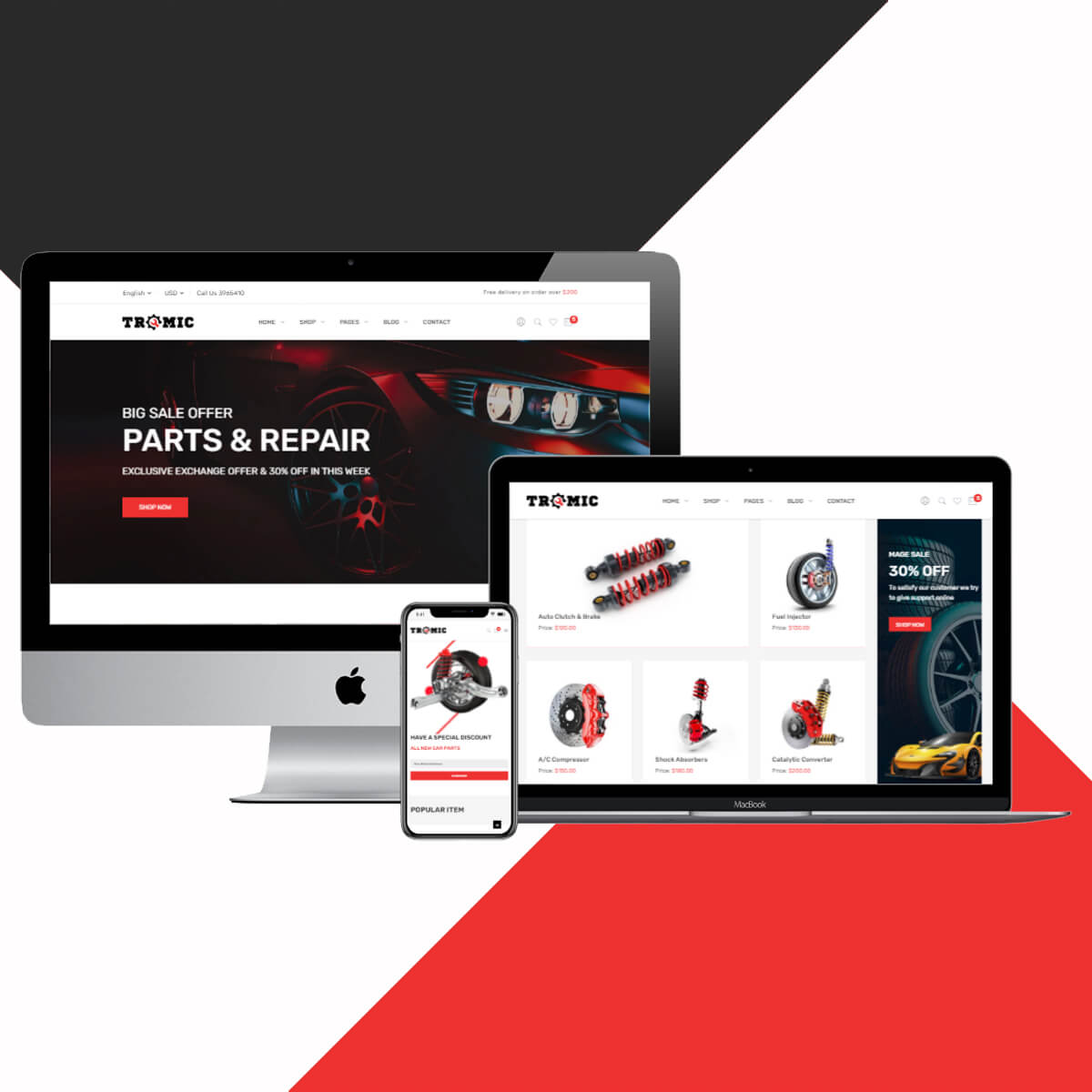 Automobile Website Design Services - Blossom Web Studio