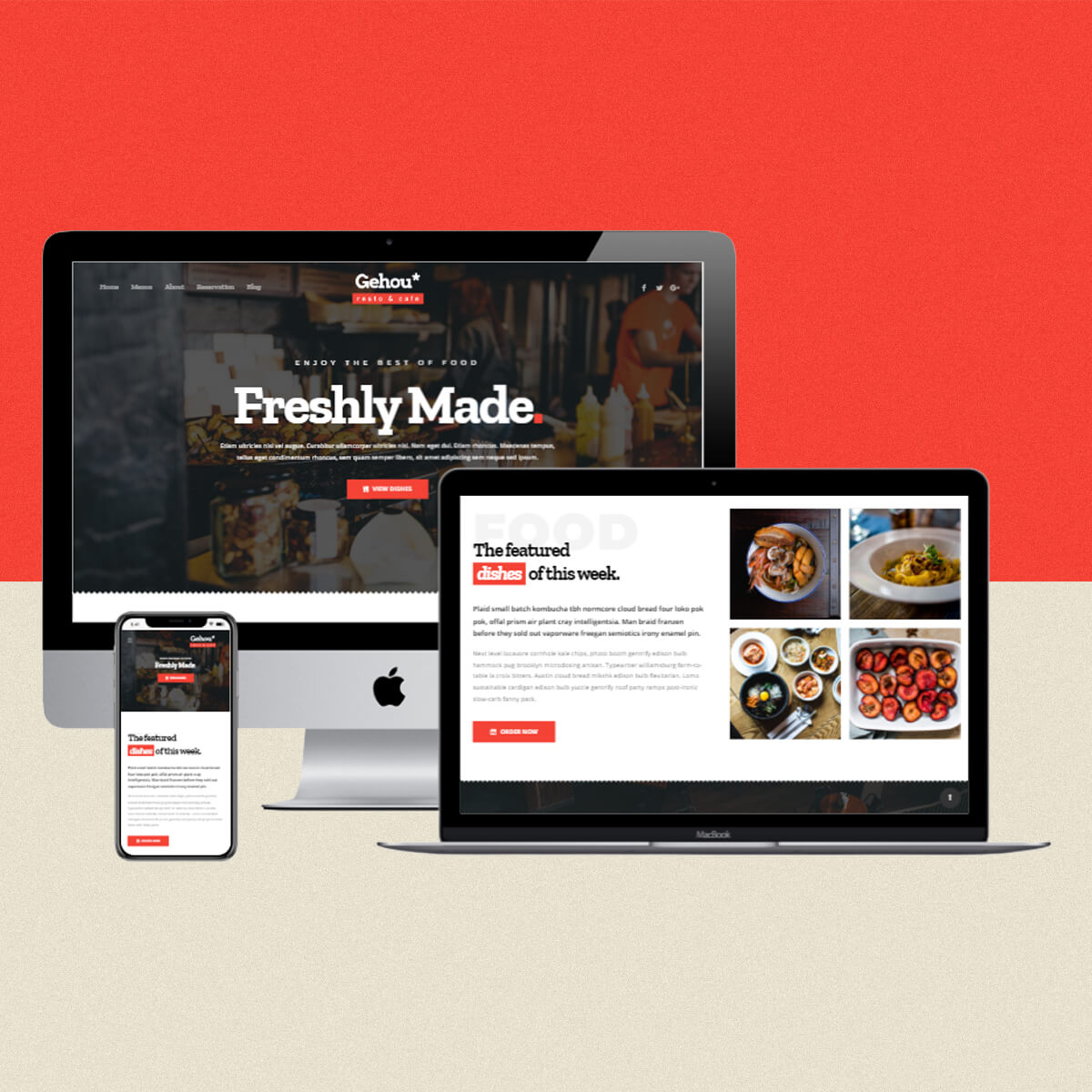 Food & Restaurant Website Design-Blossom Web Studio