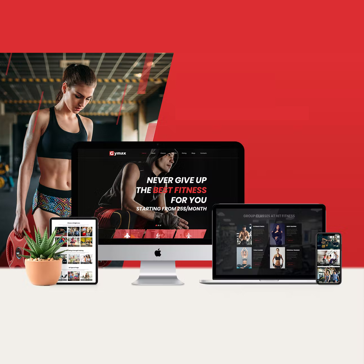 Gym & Fitness Website Design