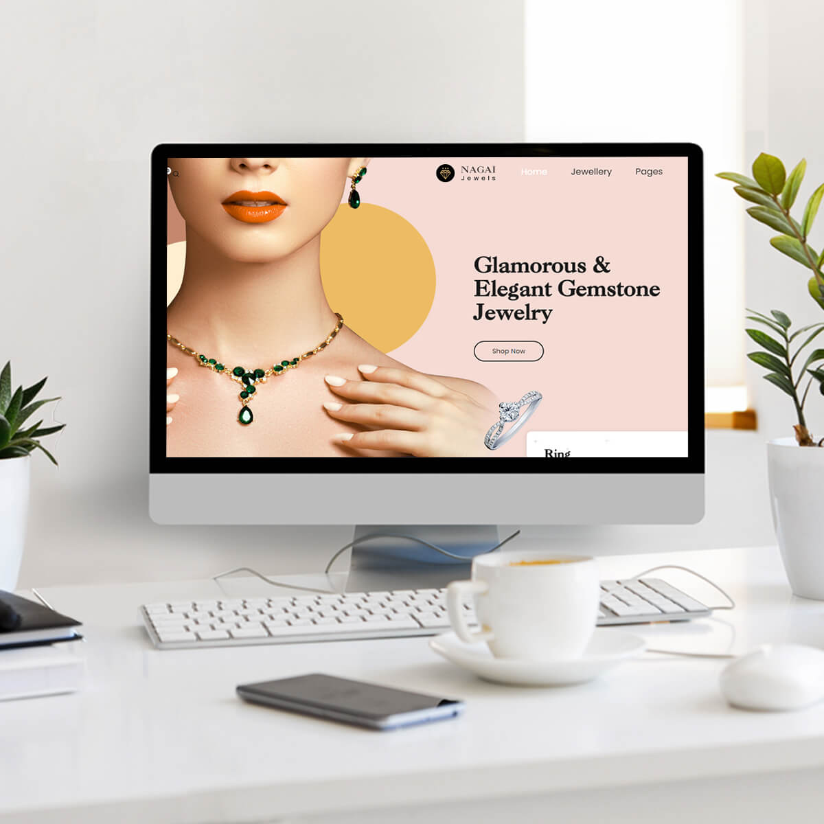 Jewelry Website Design-Blossom Web Studio