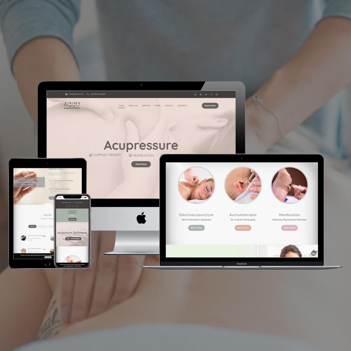 Massage therapist Website Design